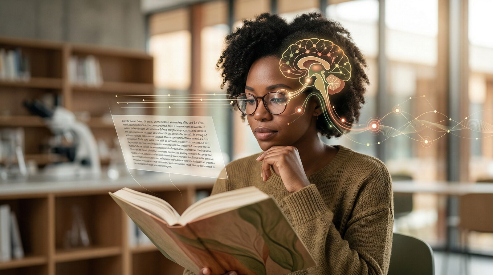 Imagem do projeto Distúrbios do processamento auditivo, visual e estresse visual na habilidade de leitura