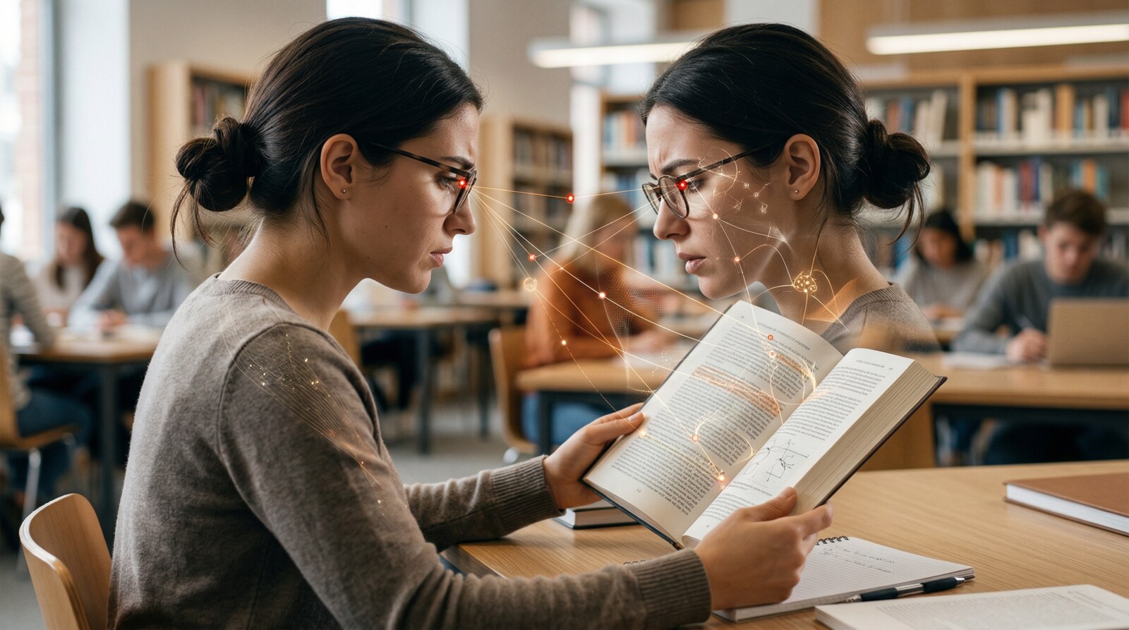 Imagem do projeto Estresse visual associado à dificuldade de leitura